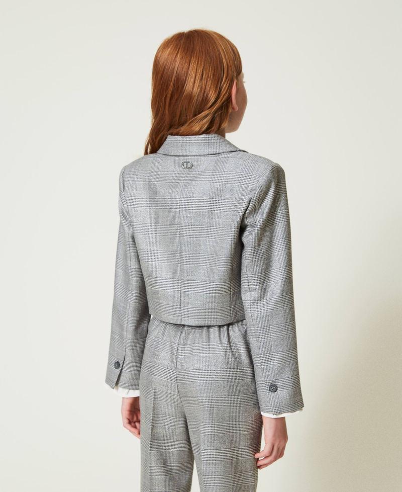 Scee by twin set Giacca spencer in principe di Galles Nuovo