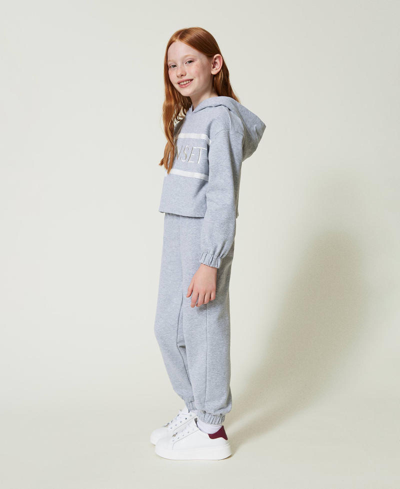 Scee by twin set Pantaloni joggers in felpa Spedizione Gratuita