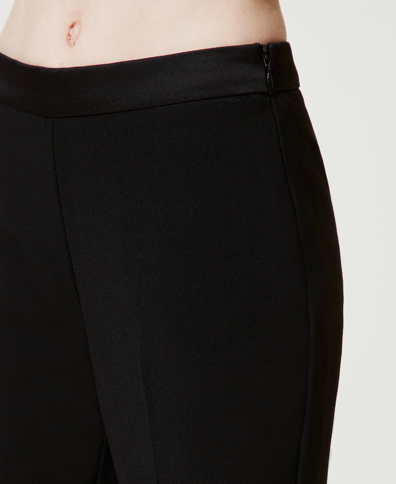 Scee by twin set Pantaloni a sigaretta in flanella Qualità Garantita