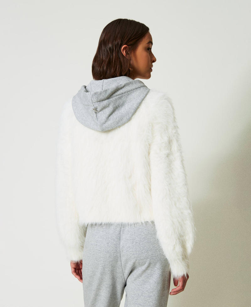 Scee by twin set Bomber MYFO in maglia con cappuccio In Vendita