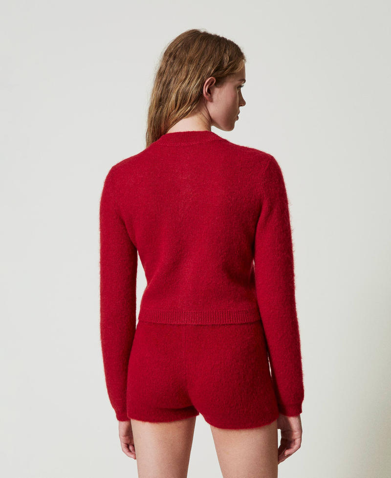 Scee by twin set Cardigan 'Anne' in misto mohair Hotsell
