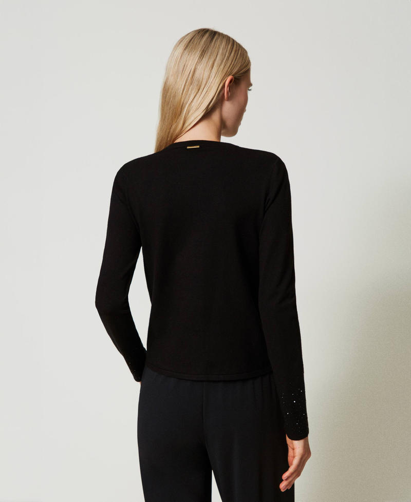 Scee by twin set Cardigan con strass in dégradé Qualità
