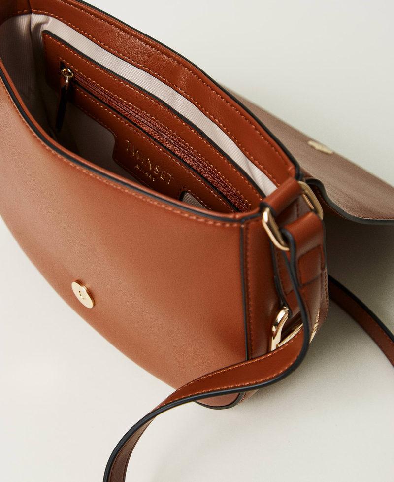 Scee by twin set Borsa a tracolla con fibbia Oval T Promozione Limitata