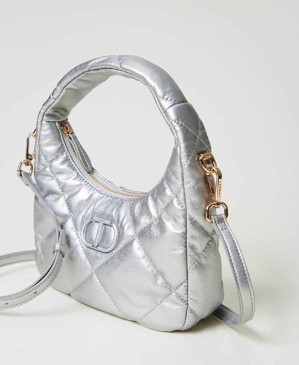 Scee by twin set Borsa hobo piccola quilted imbottita Fino Al -60%