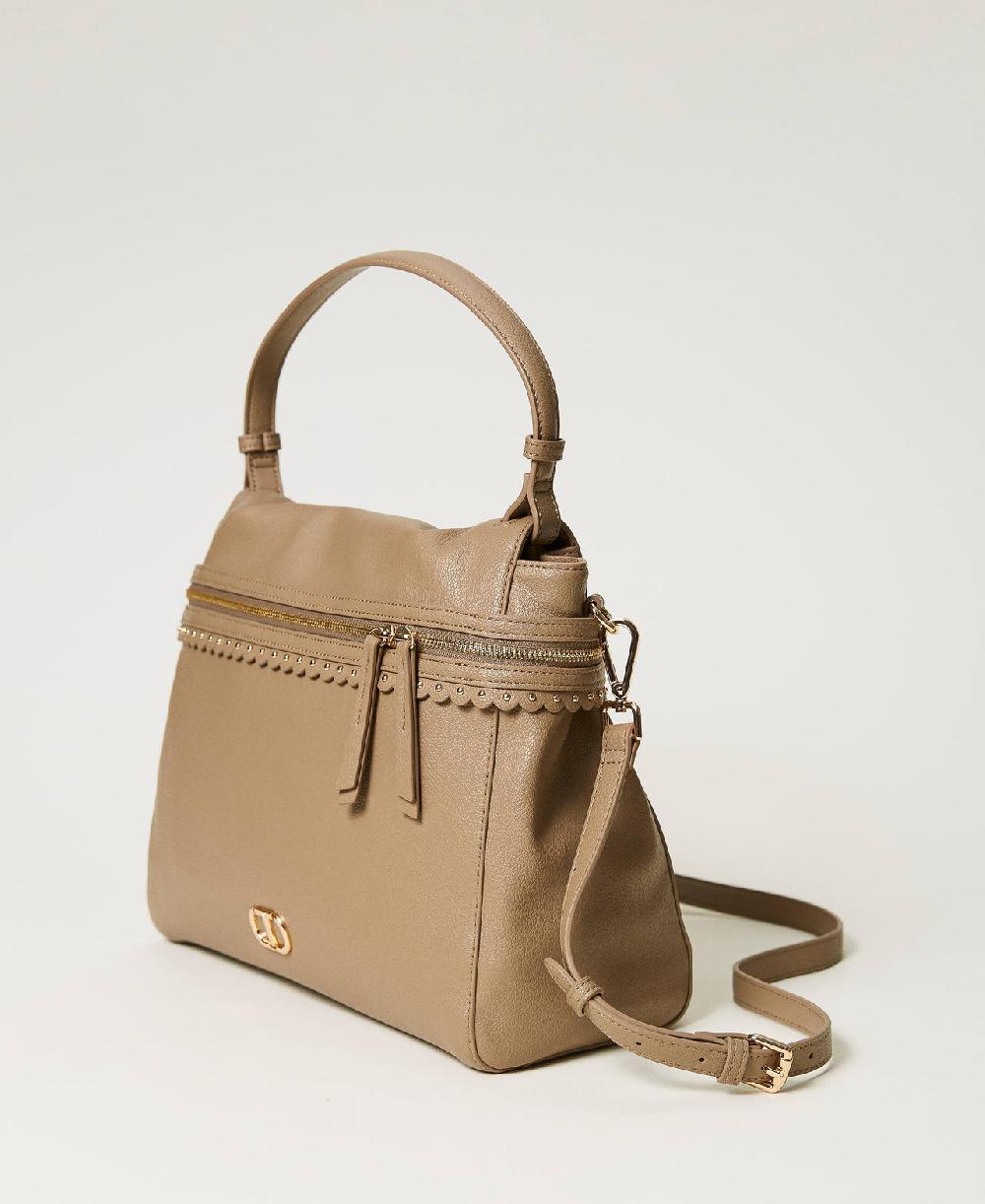 Scee by twin set Borsa top handle ‘Cécile’ grande Novità