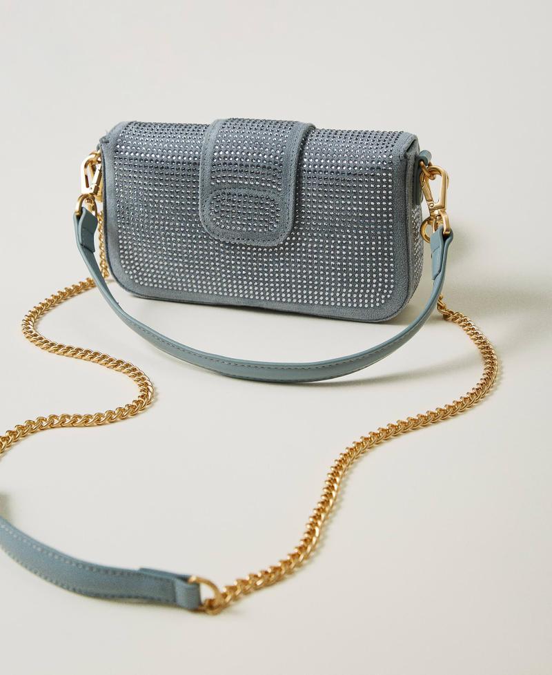 Scee by twin set Borsa a tracolla 'Amie' piccola con strass Presa