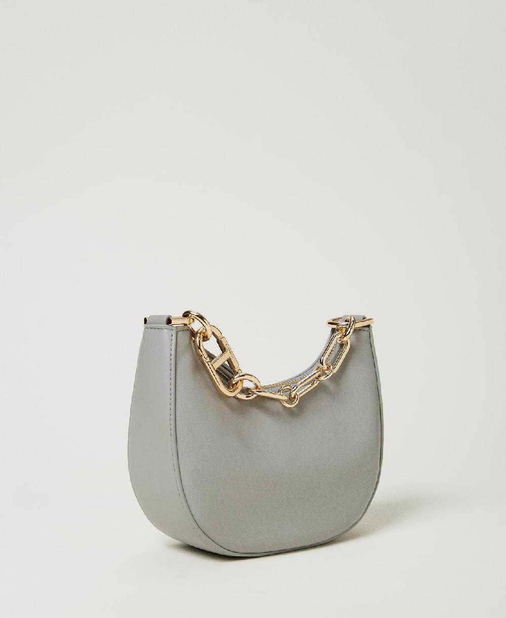 Scee by twin set Borsa ‘Mini Croissant’ con chiusura Oval T Sconto