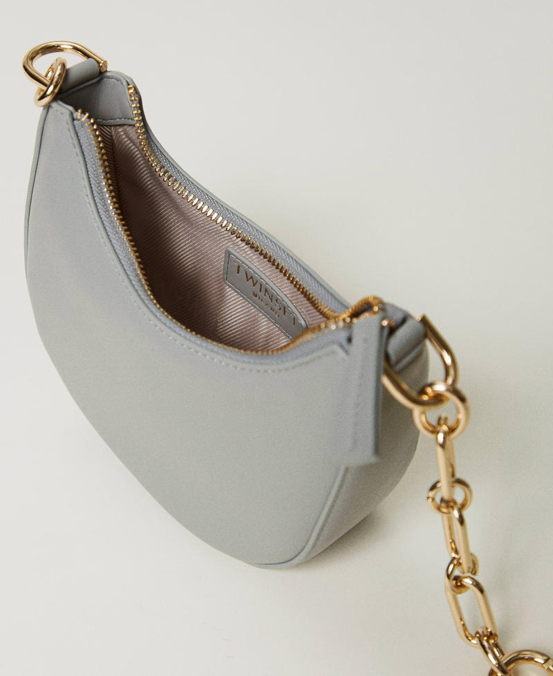 Scee by twin set Borsa ‘Mini Croissant’ con chiusura Oval T Sconto