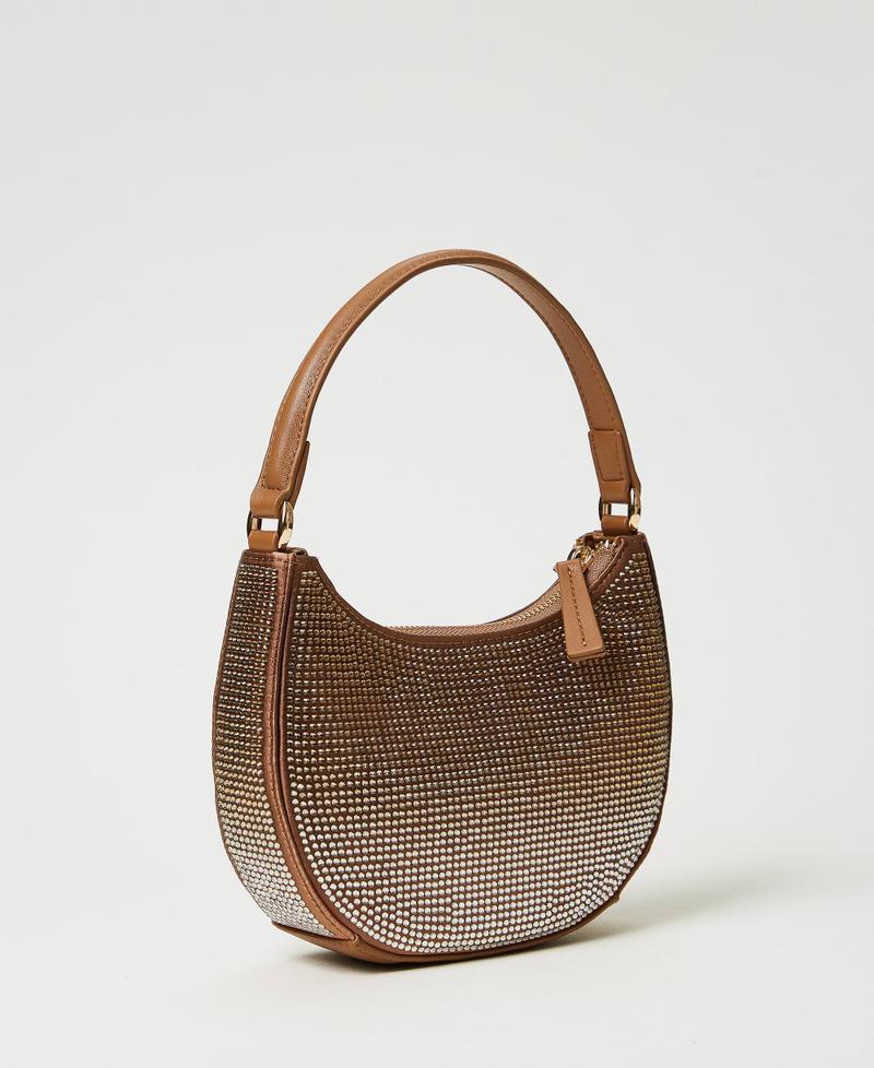 Scee by twin set Borsa hobo ‘Moon’ con strass Hotsell