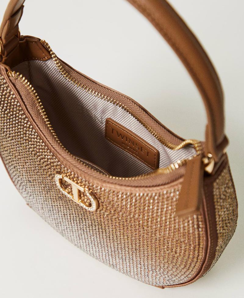 Scee by twin set Borsa hobo ‘Moon’ con strass Hotsell