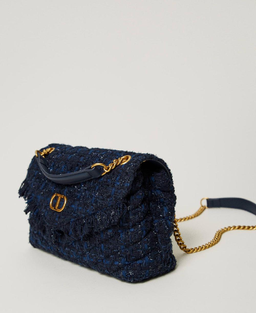 Scee by twin set Borsa a tracolla 'Dreamy' media in tweed Vendite Flash