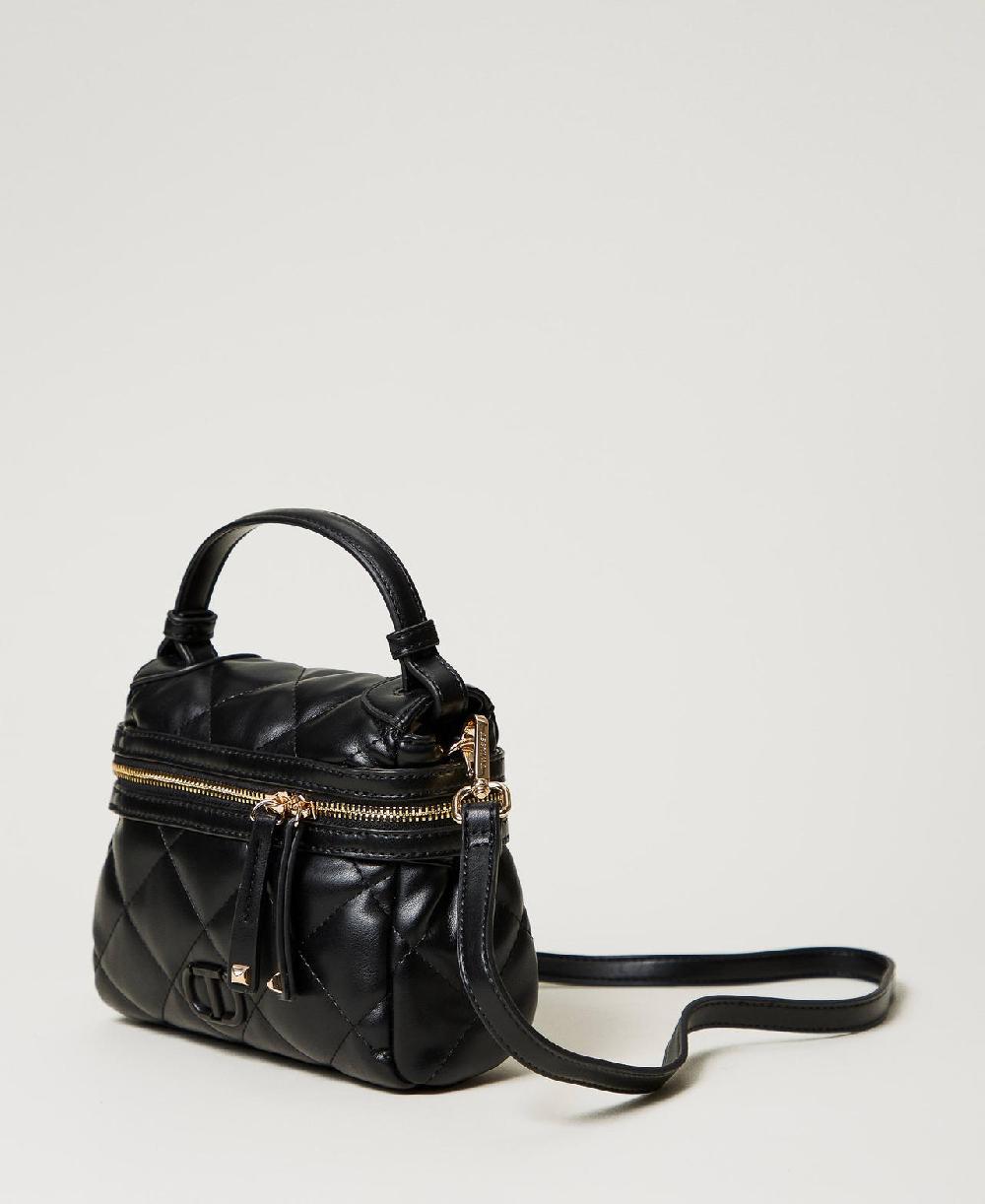 Scee by twin set Borsa top handle ‘Cécile’ piccola trapuntata Italy