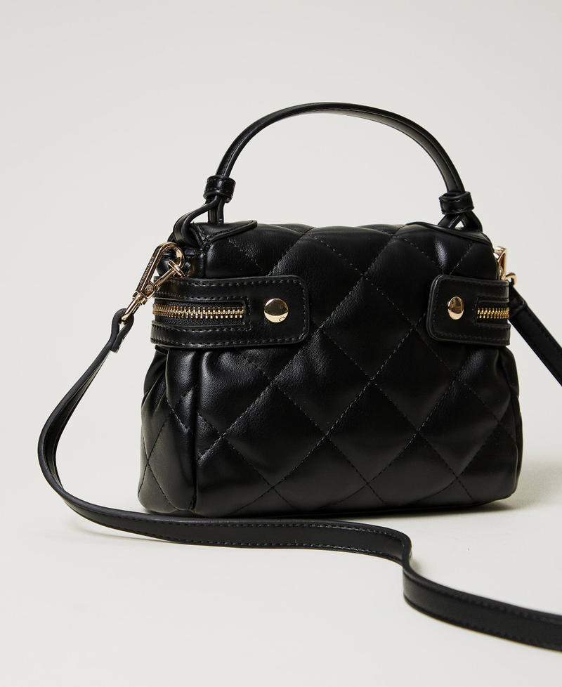 Scee by twin set Borsa top handle ‘Cécile’ piccola trapuntata Italy