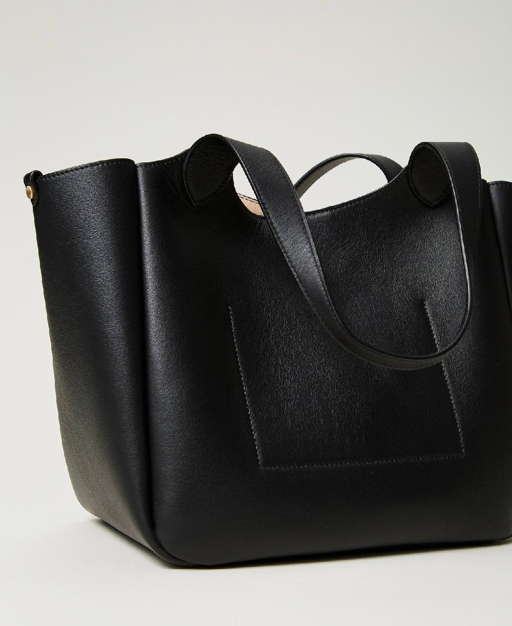 Scee by twin set Borsa shopper ‘Forever’ in pelle Soddisfazione Garantita