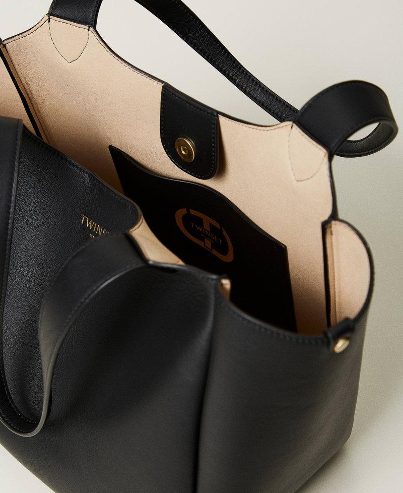 Scee by twin set Borsa shopper ‘Forever’ in pelle Soddisfazione Garantita
