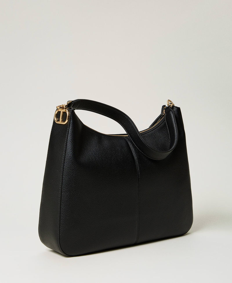 Scee by twin set Borsa hobo 'Taylor' con Oval T Consegna Veloce