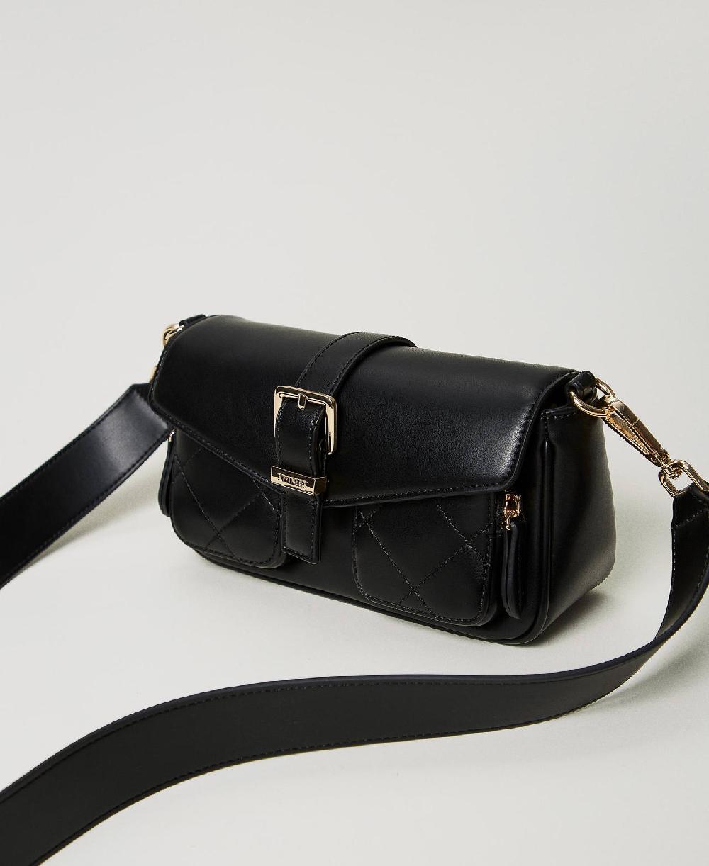 Scee by twin set Borsa a tracolla con tasche trapuntate Promozione Limitata