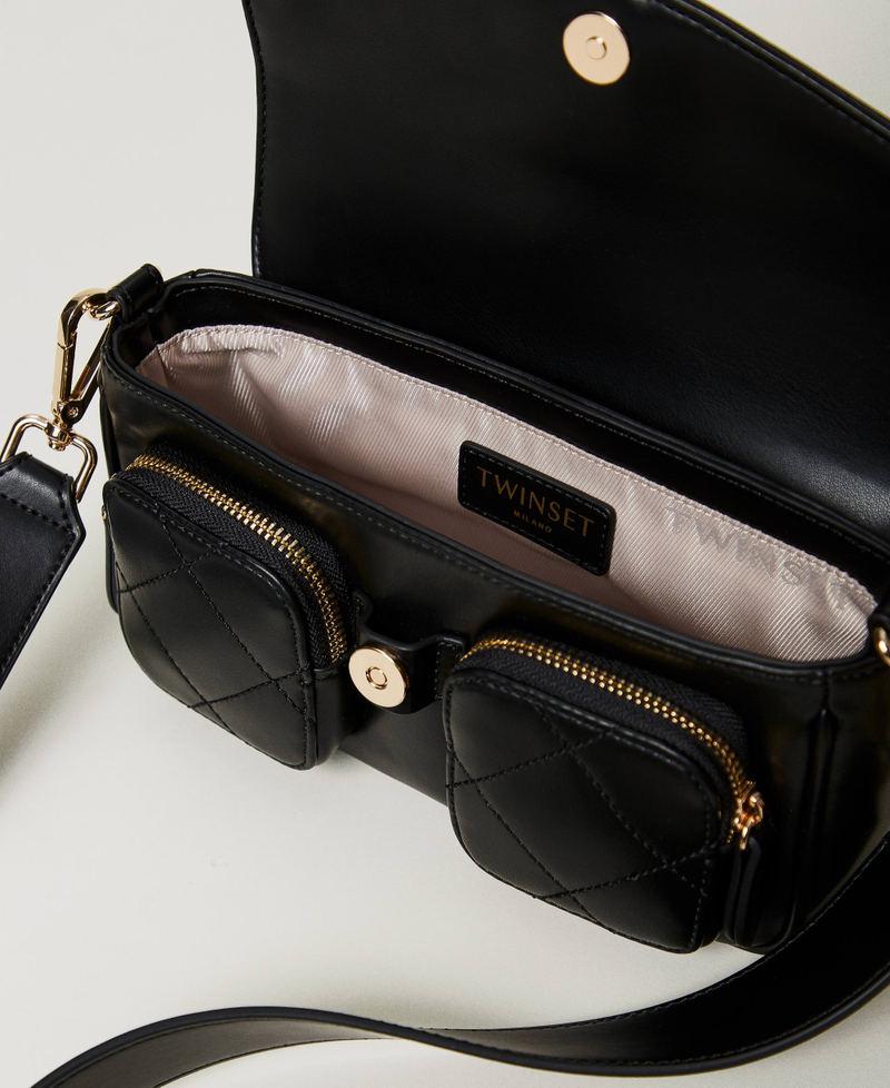 Scee by twin set Borsa a tracolla con tasche trapuntate Promozione Limitata