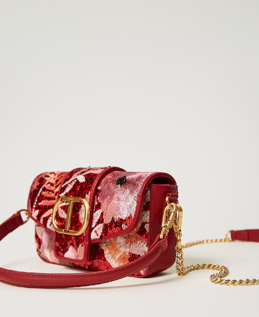Scee by twin set Borsa a tracolla 'Amie' piccola con ricamo Sottocosto