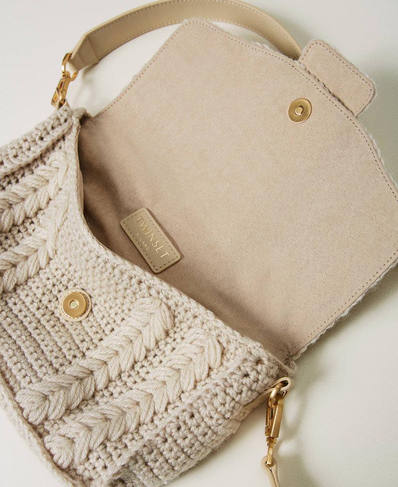 Scee by twin set Borsa a tracolla 'Amie' media in tricot Economico