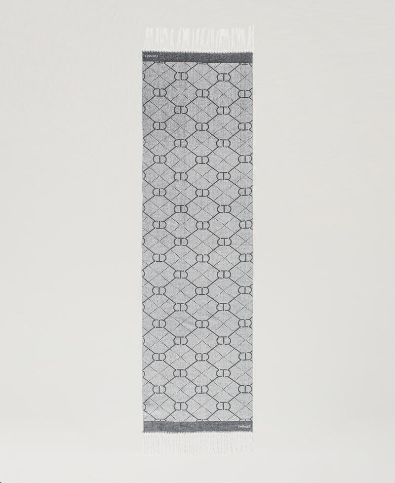 Scee by twin set Stola jacquard con Oval T Vendite Flash