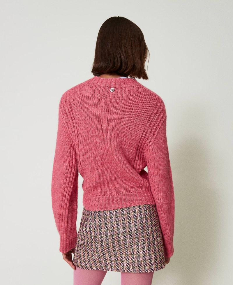 Scee by twin set Maglia lupetto in misto lana seamless Italia