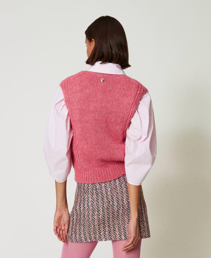 Scee by twin set Gilet in misto lana seamless 2025