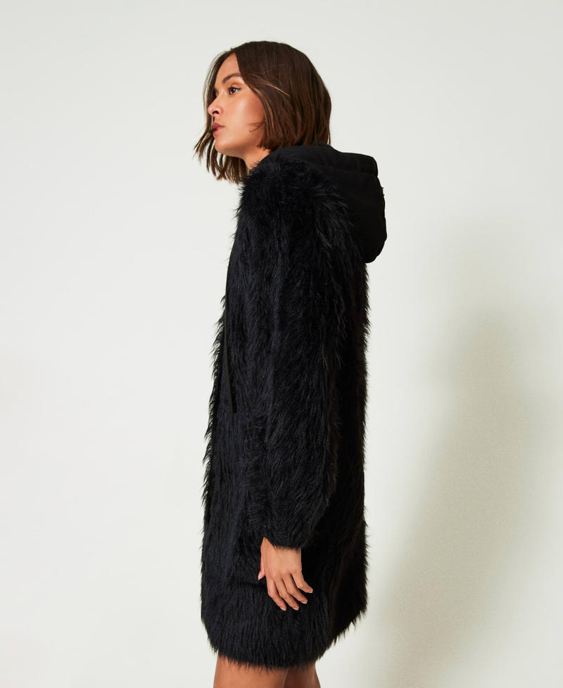 Scee by twin set Cappotto MYFO in maglia con cappuccio Sconto