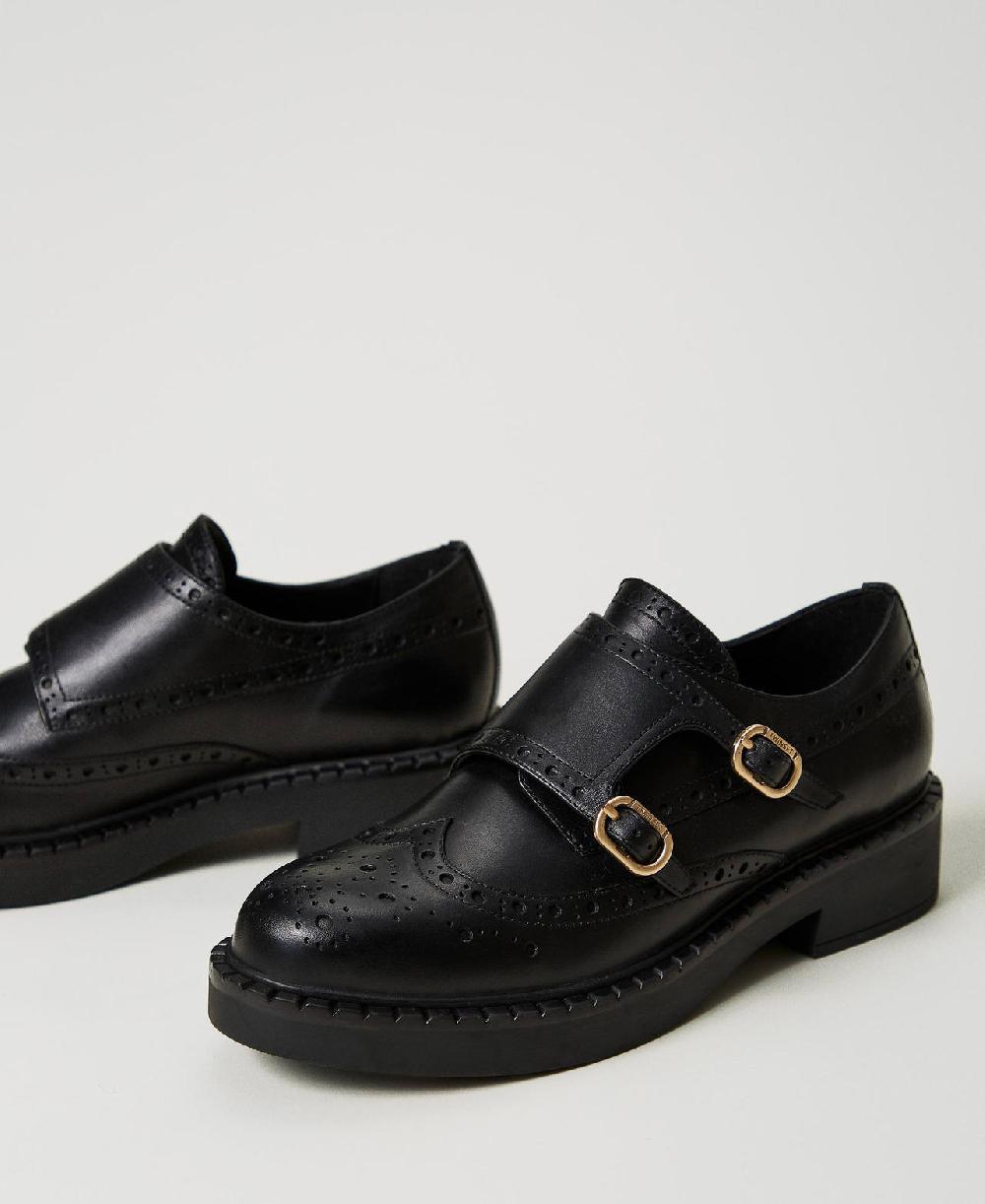 Scee by twin set Scarpe in pelle con cinturini Negozio