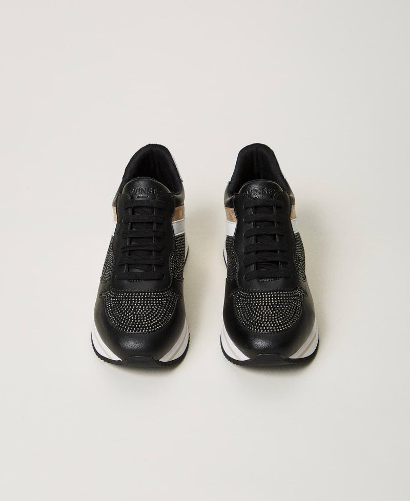 Scee by twin set Sneakers running con strass In Linea