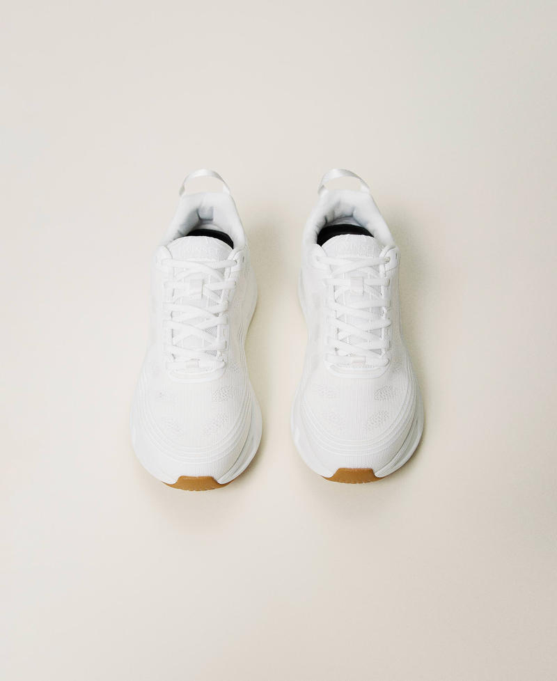 Scee by twin set Sneakers Fessura a righe con logo Vendita