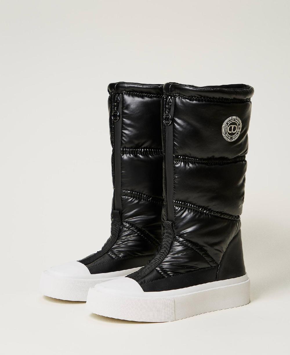 Scee by twin set Stivali imbottiti con logo Negozi Online