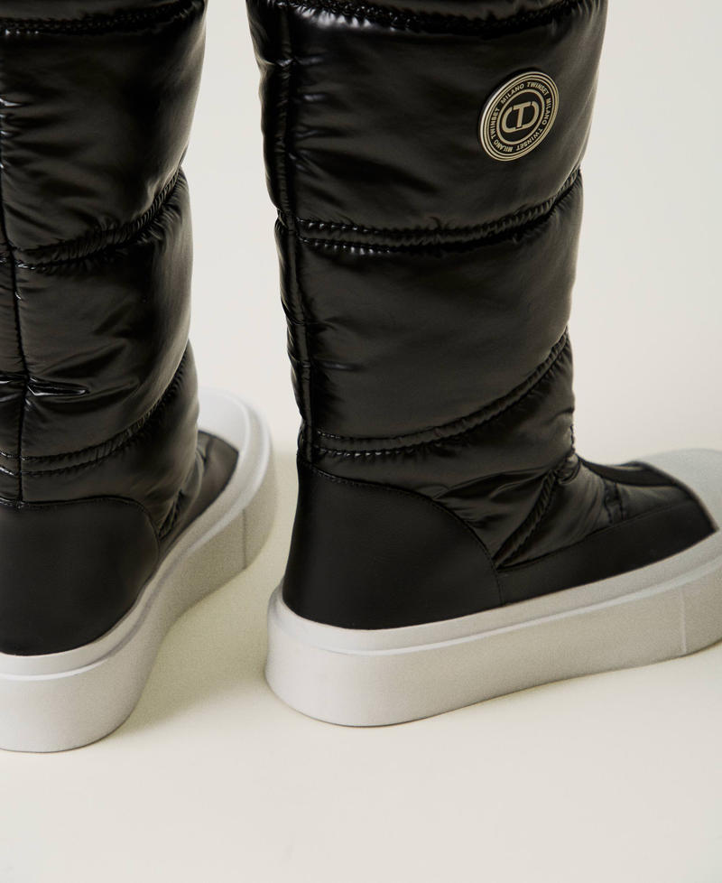 Scee by twin set Stivali imbottiti con logo Negozi Online