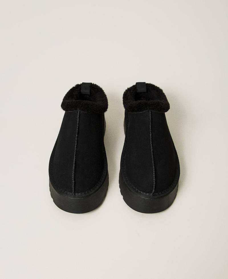 Scee by twin set Scarpe sabot con faux fur Presa