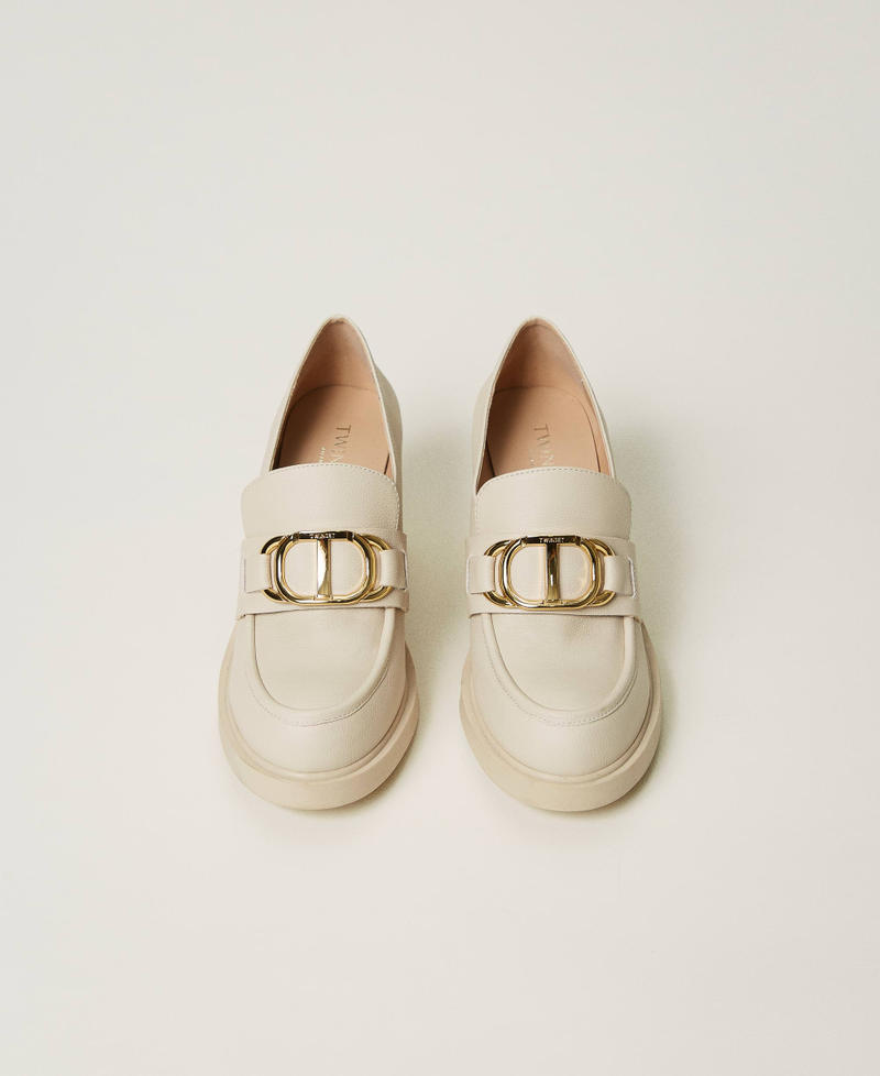 Scee by twin set Mocassini alti con morsetto Oval T Economico
