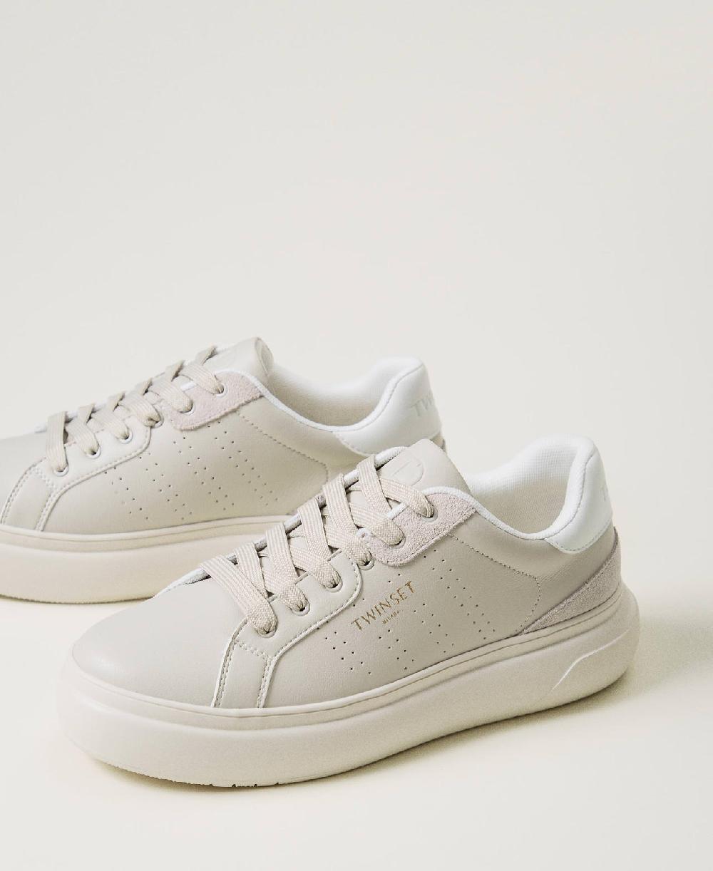 Scee by twin set Sneakers traforate con logo Presa