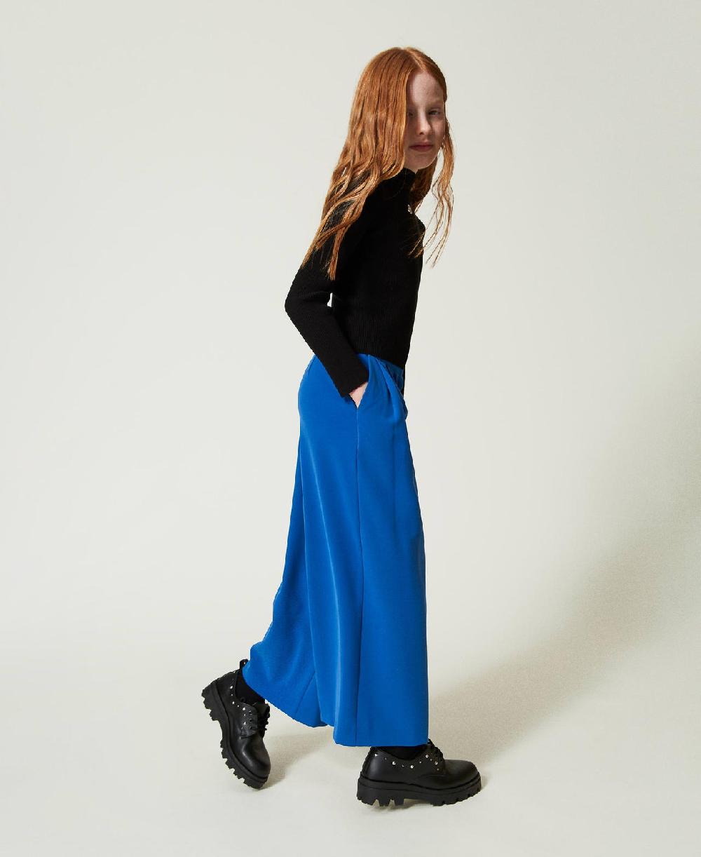 Scee by twin set Pantaloni a palazzo in flanella Pezzi Unici