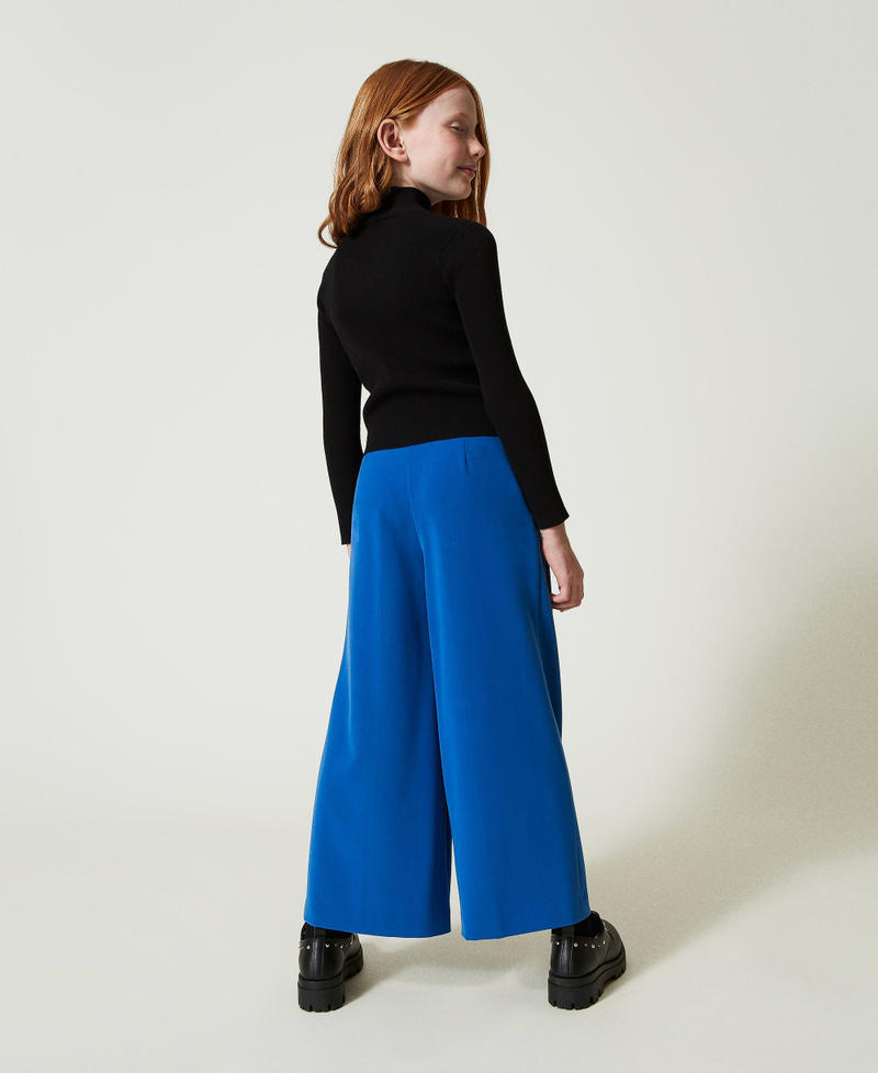 Scee by twin set Pantaloni a palazzo in flanella Pezzi Unici