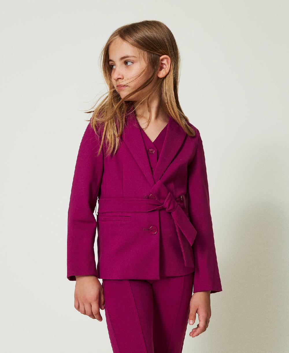 Scee by twin set Giacca blazer monopetto con cintura Convenienza