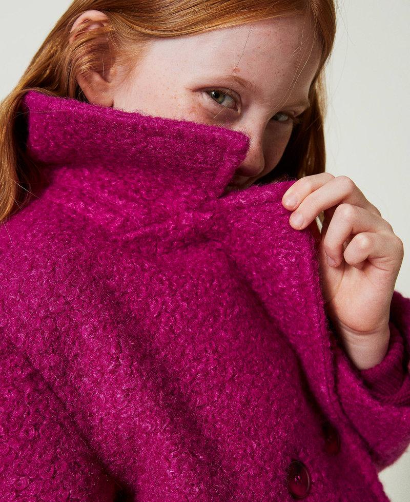 Scee by twin set Cappotto doppiopetto in panno curly Sconto