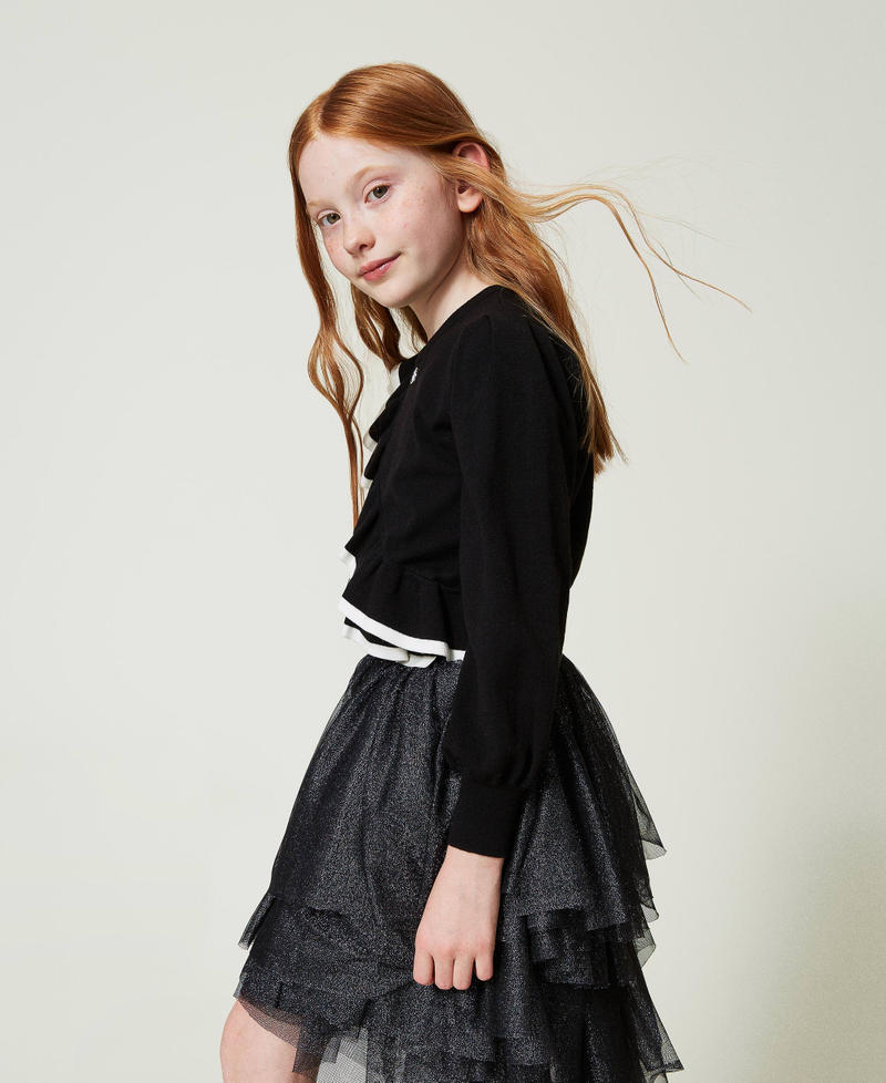 Scee by twin set Maglia regular con doppia balza Vendite Flash