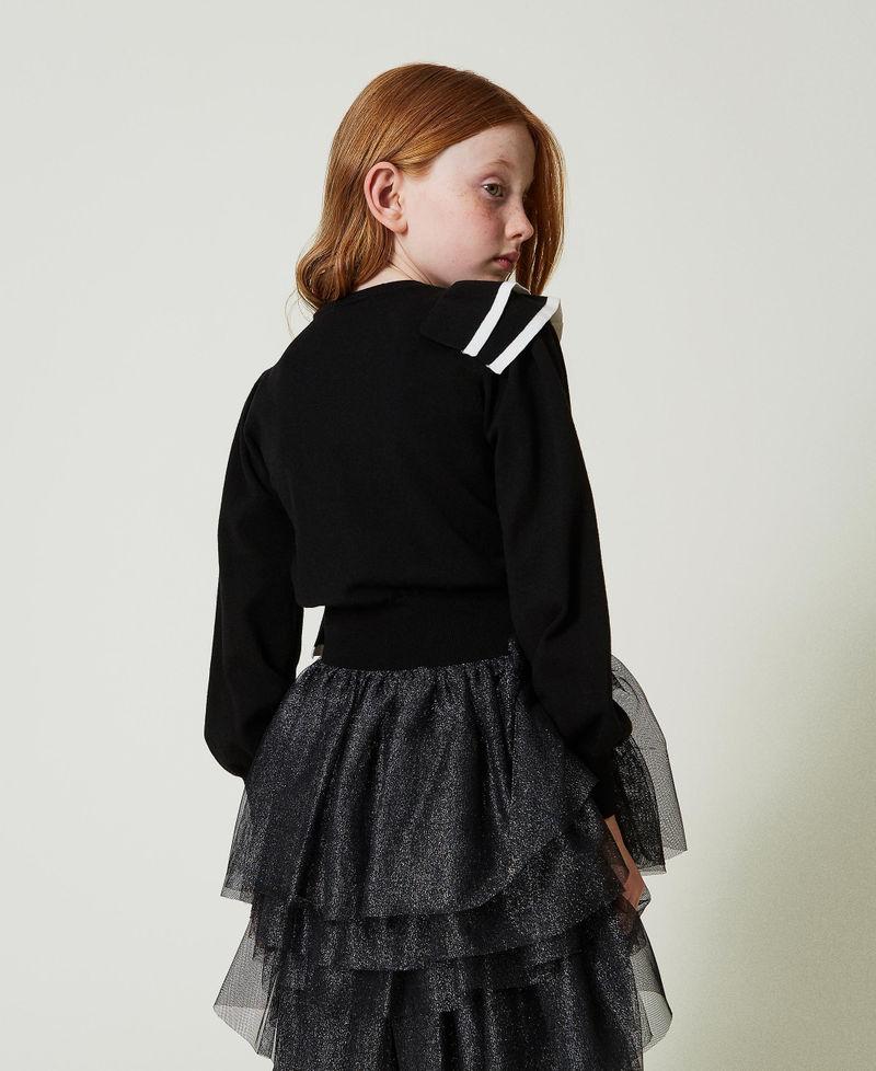 Scee by twin set Maglia regular con doppia balza Vendite Flash