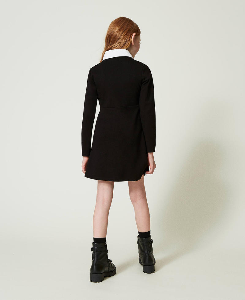 Scee by twin set Abito corto con volant in organza Nuova