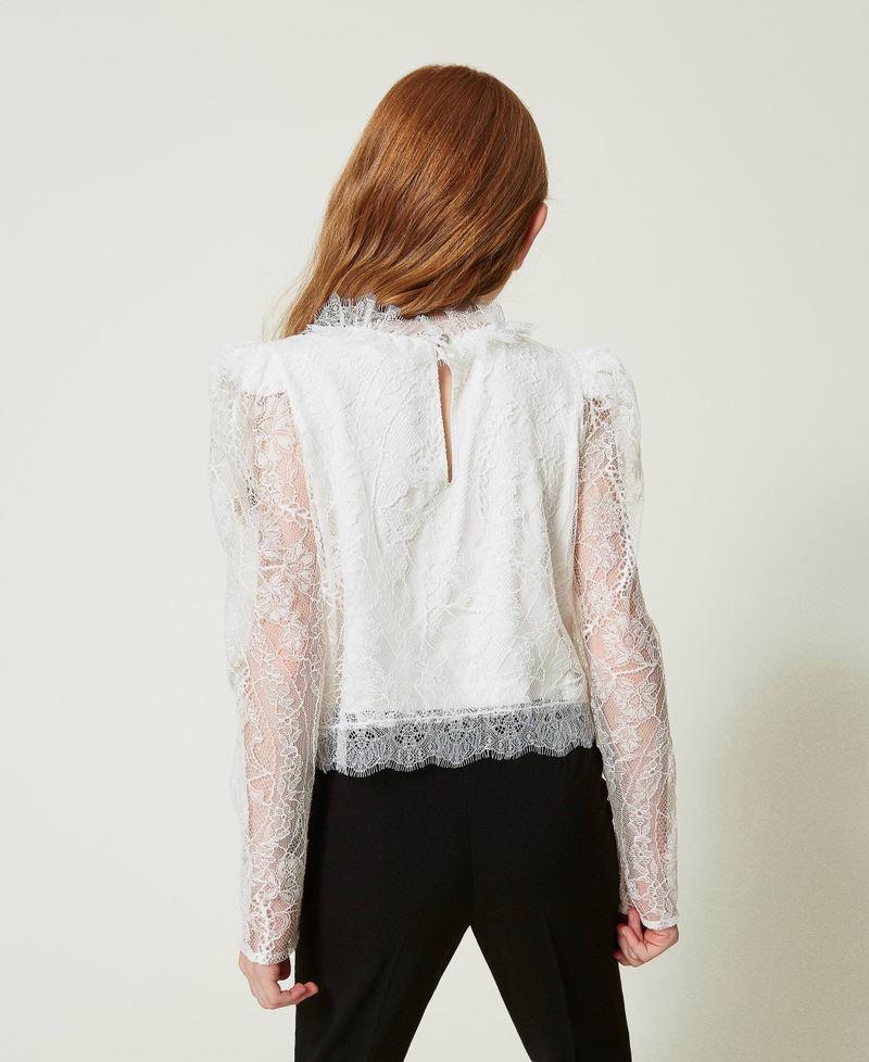 Scee by twin set Blusa in pizzo Valenciennes Qualità