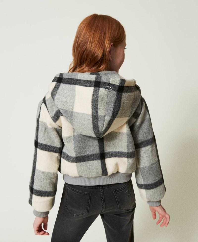 Scee by twin set Bomber in panno check Pezzi Unici