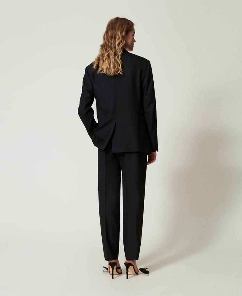 Scee by twin set Pantaloni in serge misto lana Shopping Online
