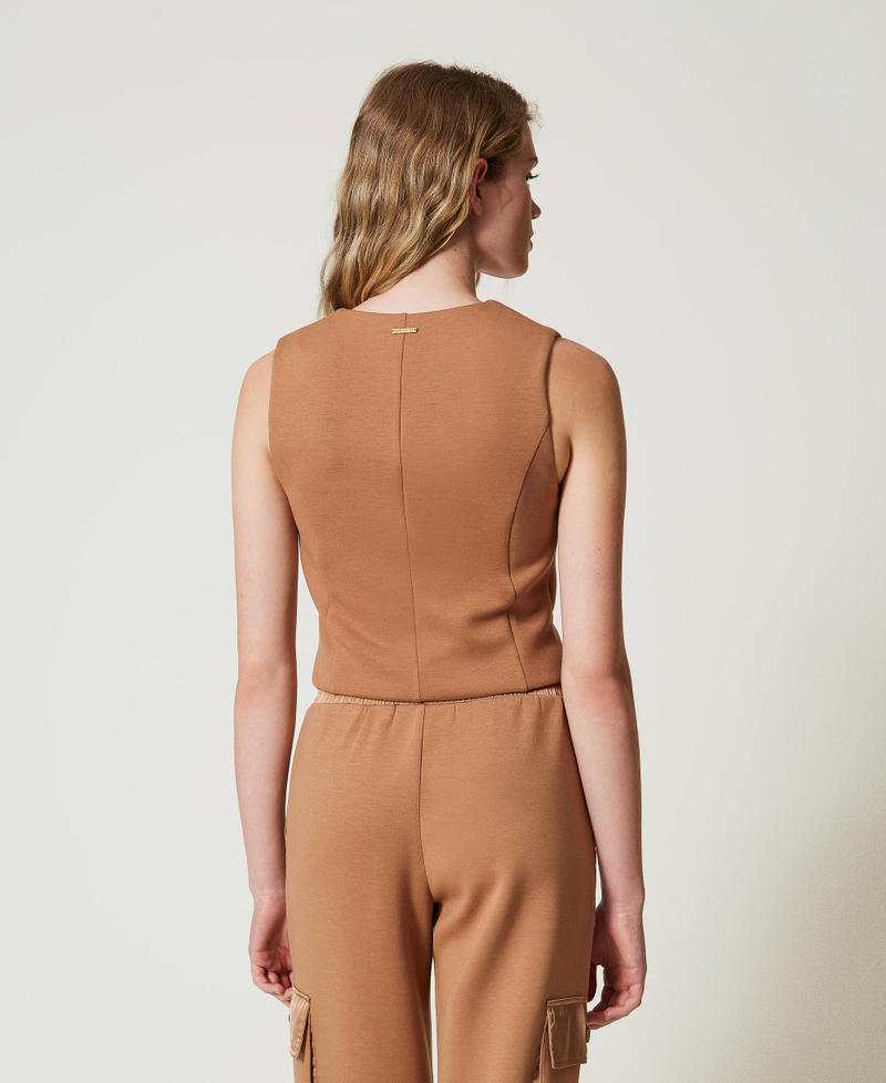 Scee by twin set Gilet in tessuto scuba Affare Del Giorno
