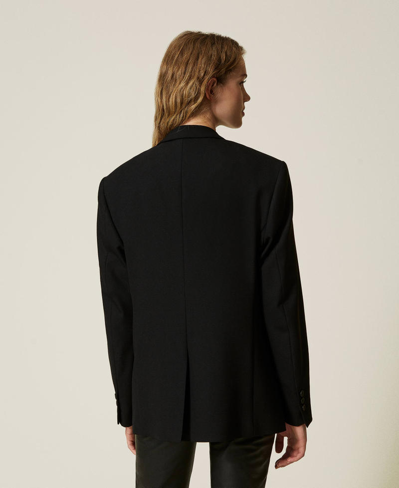 Scee by twin set Giacca blazer sartoriale in serge misto lana Hotsell