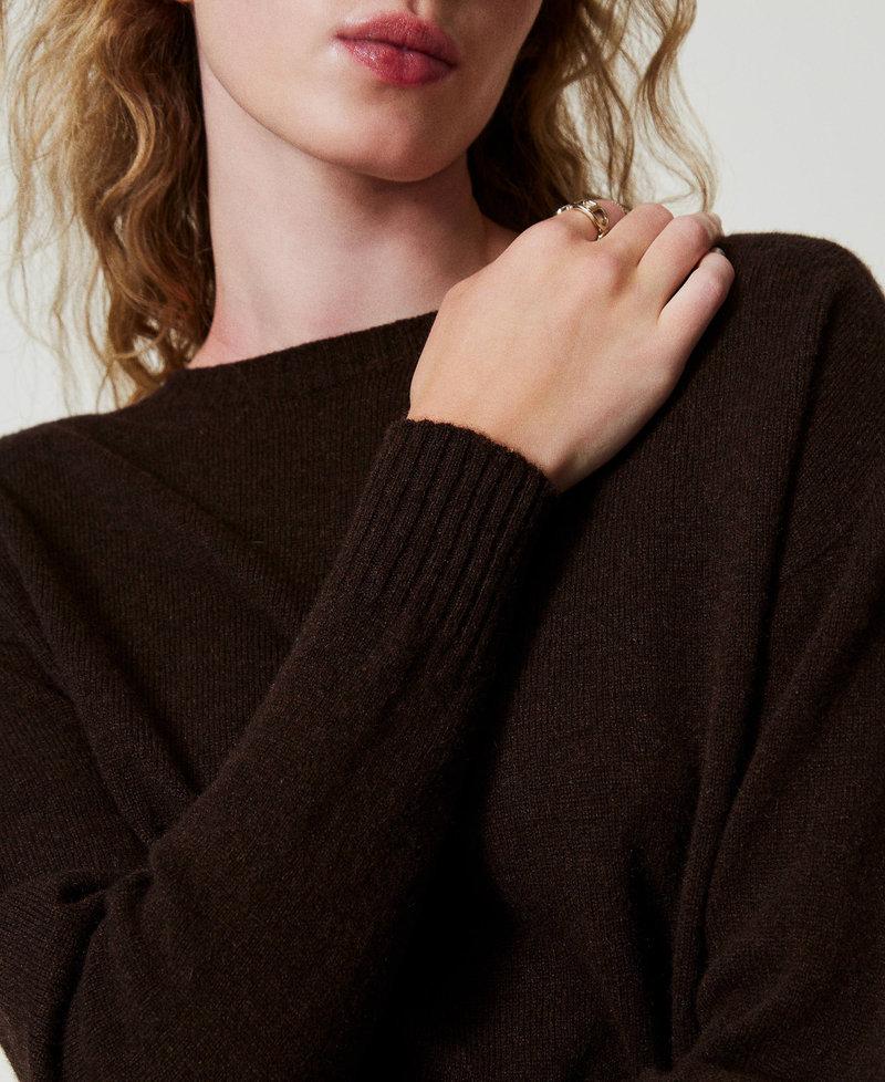 Scee by twin set Maglia girocollo in eco-cashmere Promozione
