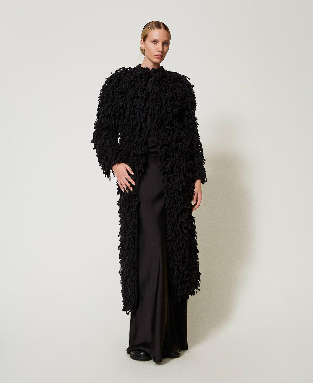 Scee by twin set Cappotto 'Elizabeth' in maglia bouclé Fino Al -60%